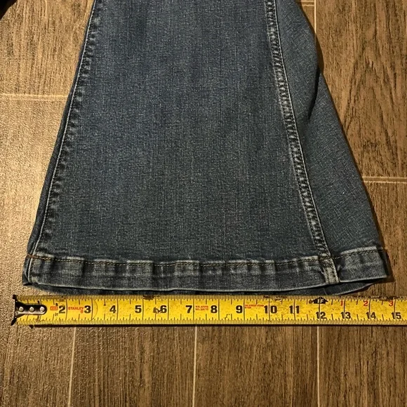 Wrangler Retro High Rise Flare Jeans Women’s Bell Bottoms Rodeo Blue Size 26x34 - Picture 9 of 10